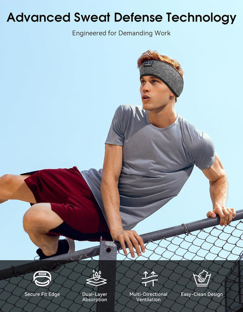 Load image into Gallery viewer, Sleep Headphones Bluetooth 5.4 Headband, Wireless Earphones Music Sleep Earbuds Sleeping Eye Mask with HD Stereo Speakers for Workout Running Travel Yoga, Ideal Gifts for Men Women
