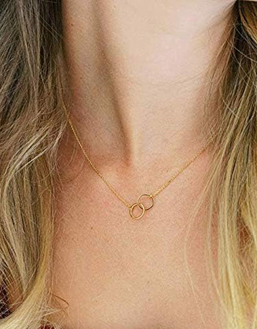 Load image into Gallery viewer, 8Pack Friendship Unicorn Necklace Set Good Luck Elephant Pendant Chain Necklace with Message Card Party Favors Birthday Gifts for Women (Gold)

